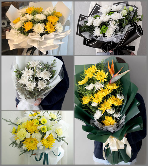 上海奉贤区金汇镇南陈村白事花束代送